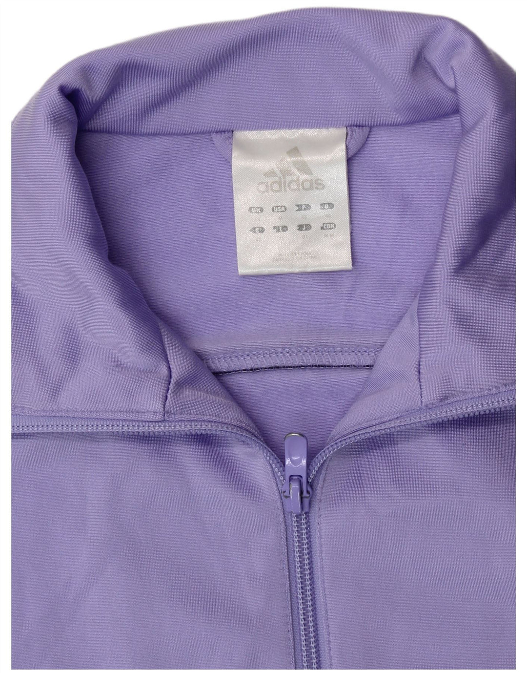 ADIDAS Veste de survêtement pour femme UK 14 Violet moyen Polyester