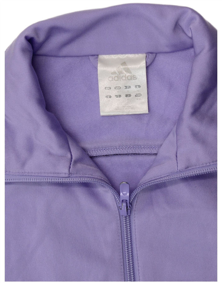 ADIDAS Veste de survêtement pour femme UK 14 Violet moyen Polyester