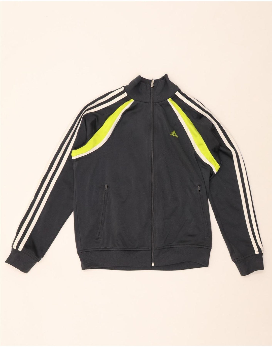 ADIDAS Veste de survêtement pour garçon 13-14 ans Gris Colorblock Polyester