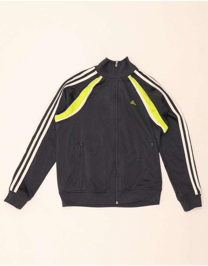 ADIDAS Veste de survêtement pour garçon 13-14 ans Gris Colorblock Polyester