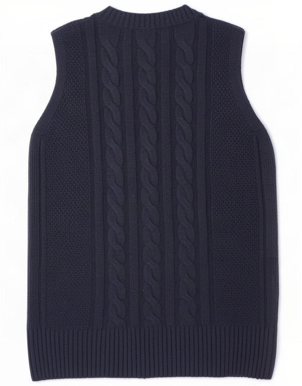 Marks & Spencer Débardeur pour femme UK 10 Small Bleu marine Polyester