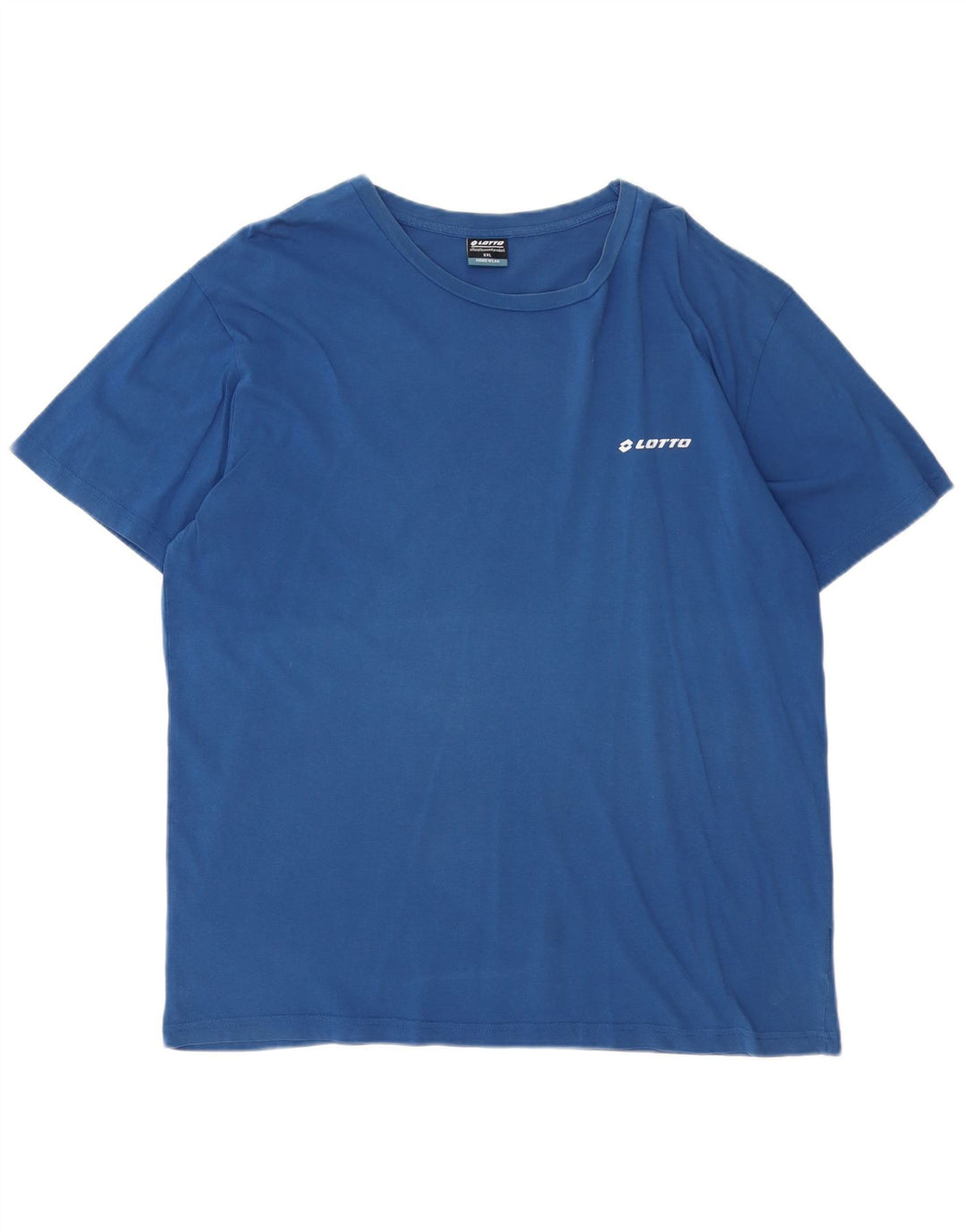 Lotto T-Shirt Homme Top 2XL Bleu Coton
