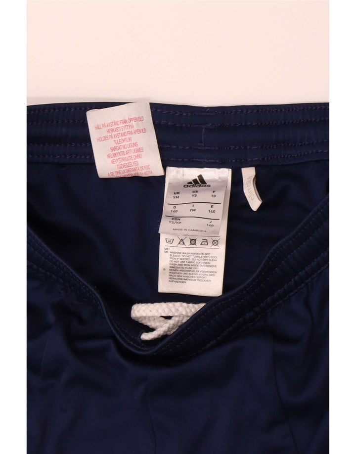 Adidas Short de sport garçon 9-10 ans Bleu marine moyen Colourblock Polyester