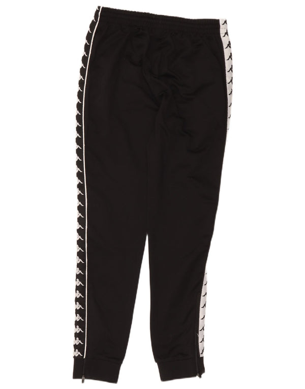 Kappa Pantalon de survêtement pour femme Joggers UK 10 Small Black Colourblock