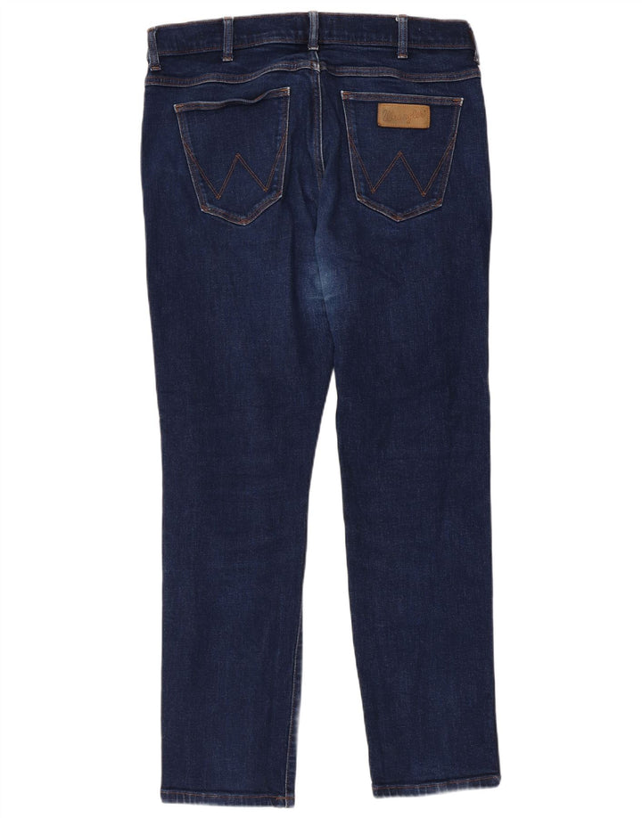 Wrangler Jean Larston Slim Homme W36 L32 Bleu