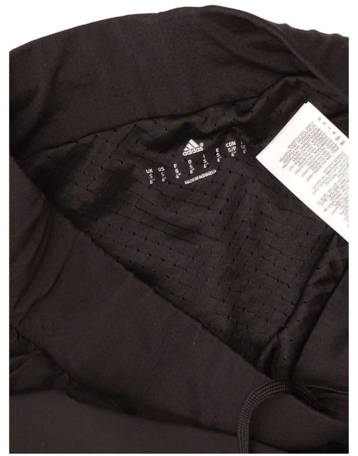 Adidas Short de sport pour femme UK 10 Petit Noir Polyester
