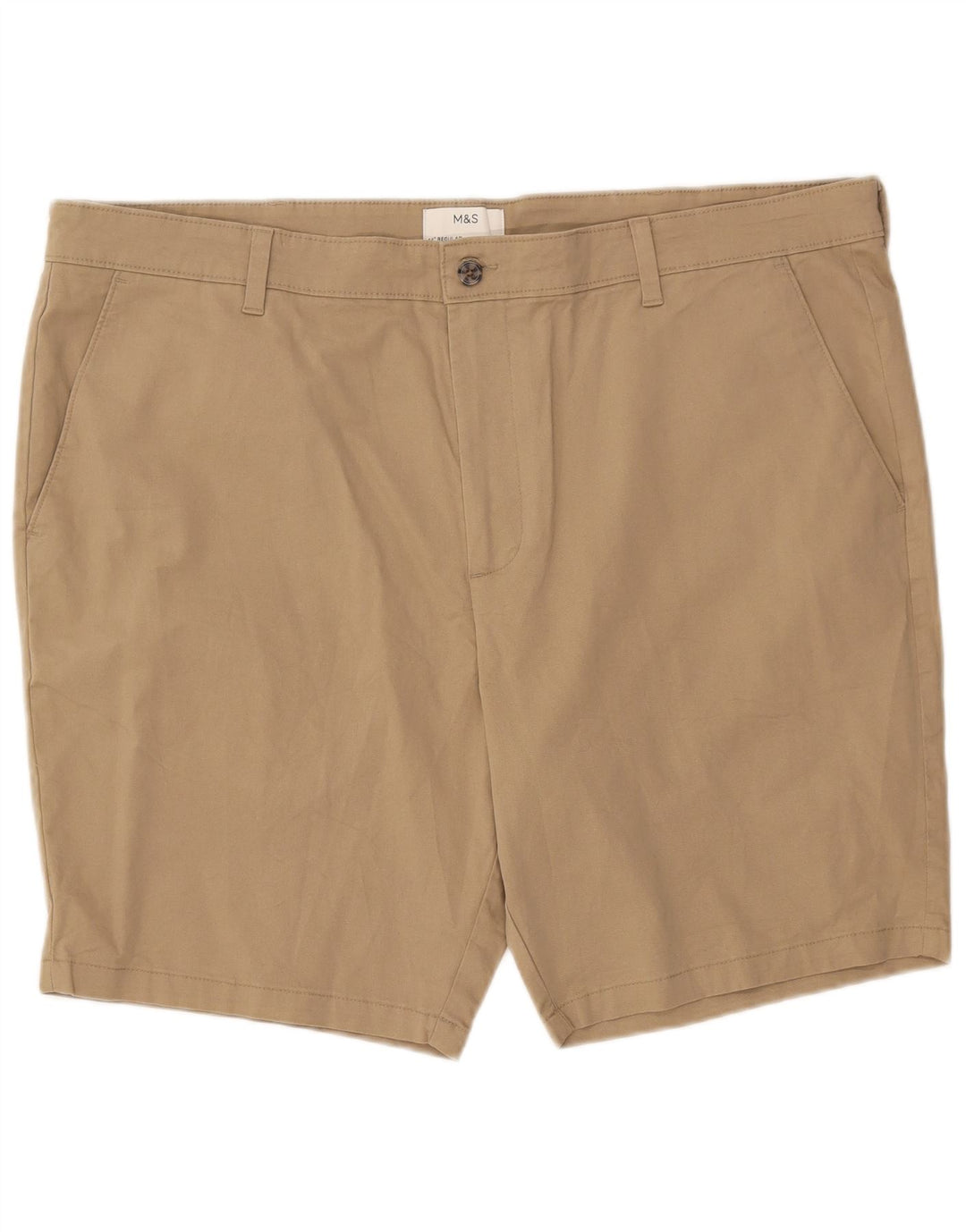 Marks & Spencer Short Chino Homme W44 2XL Coton Beige