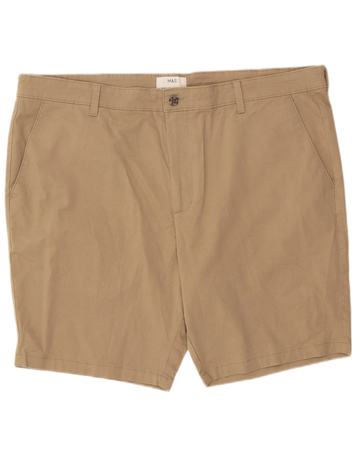 Marks & Spencer Short Chino Homme W44 2XL Coton Beige