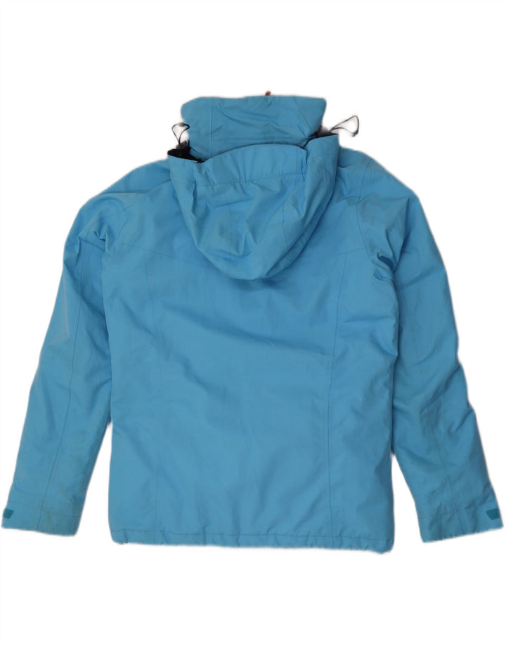 Salomon Veste de ski à capuche pour femme UK 14 Bleu moyen Polyester