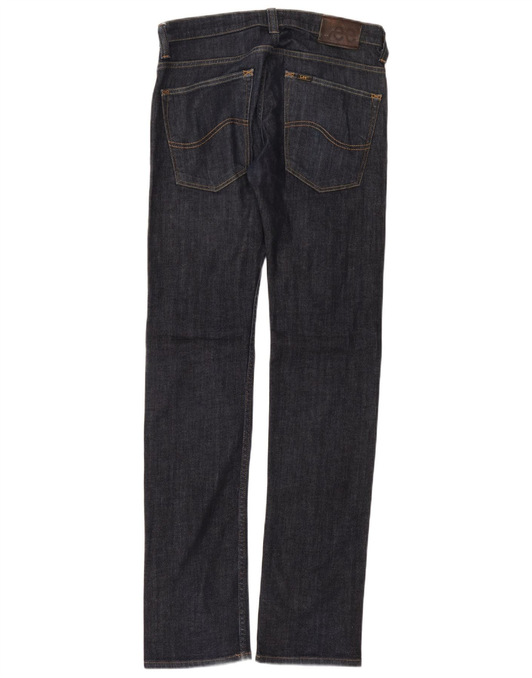 Lee Femme Powell Jean Slim Droit W32 L36 Bleu Marine Coton