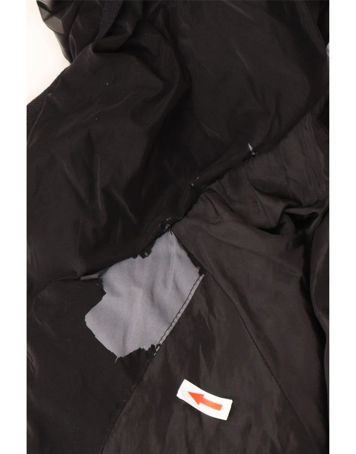 Calvin Klein Jeans Veste matelassée graphique surdimensionnée pour femme UK 10 Small Noir
