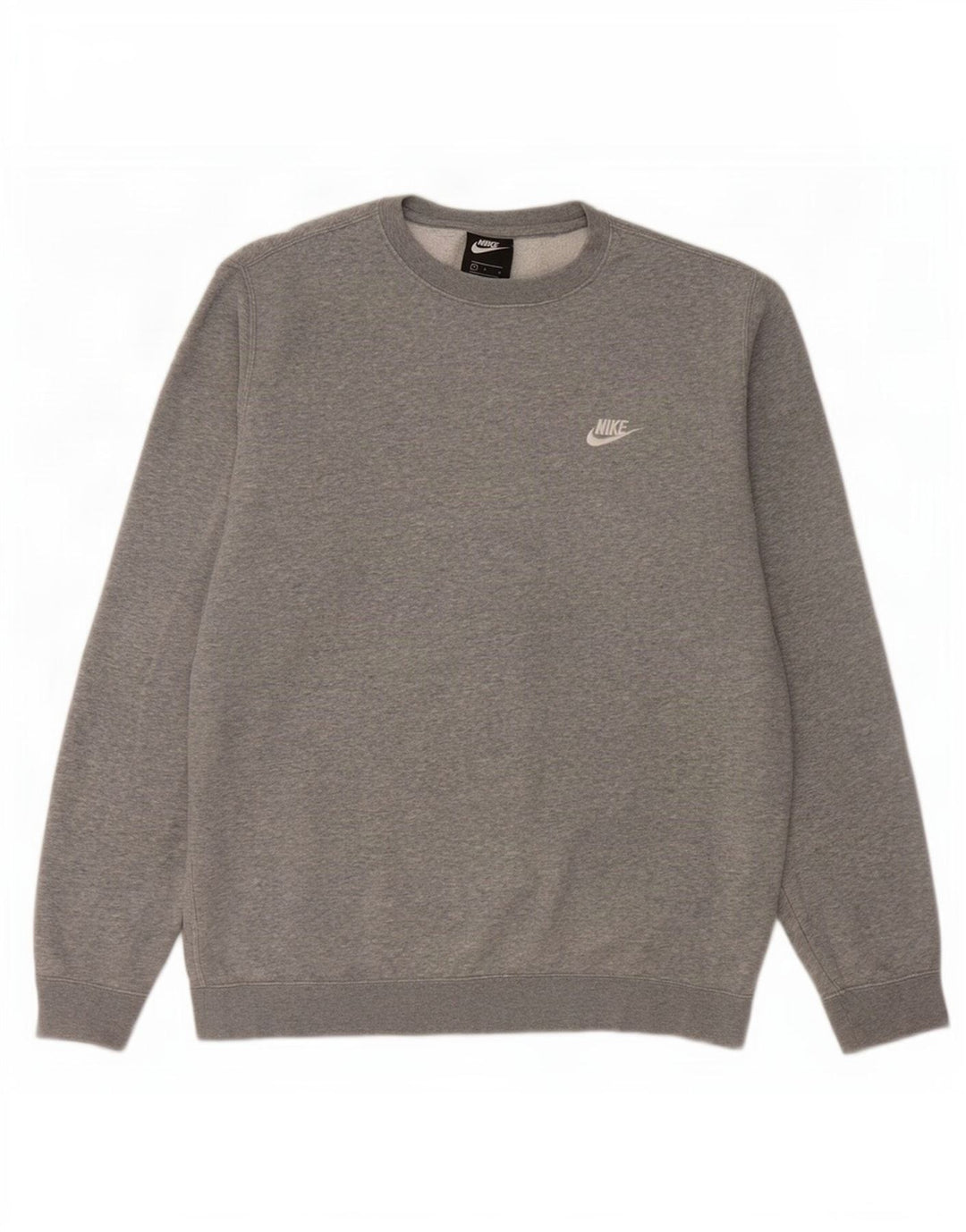 Nike Sweat-shirt pour homme en coton moucheté Gris Taille L