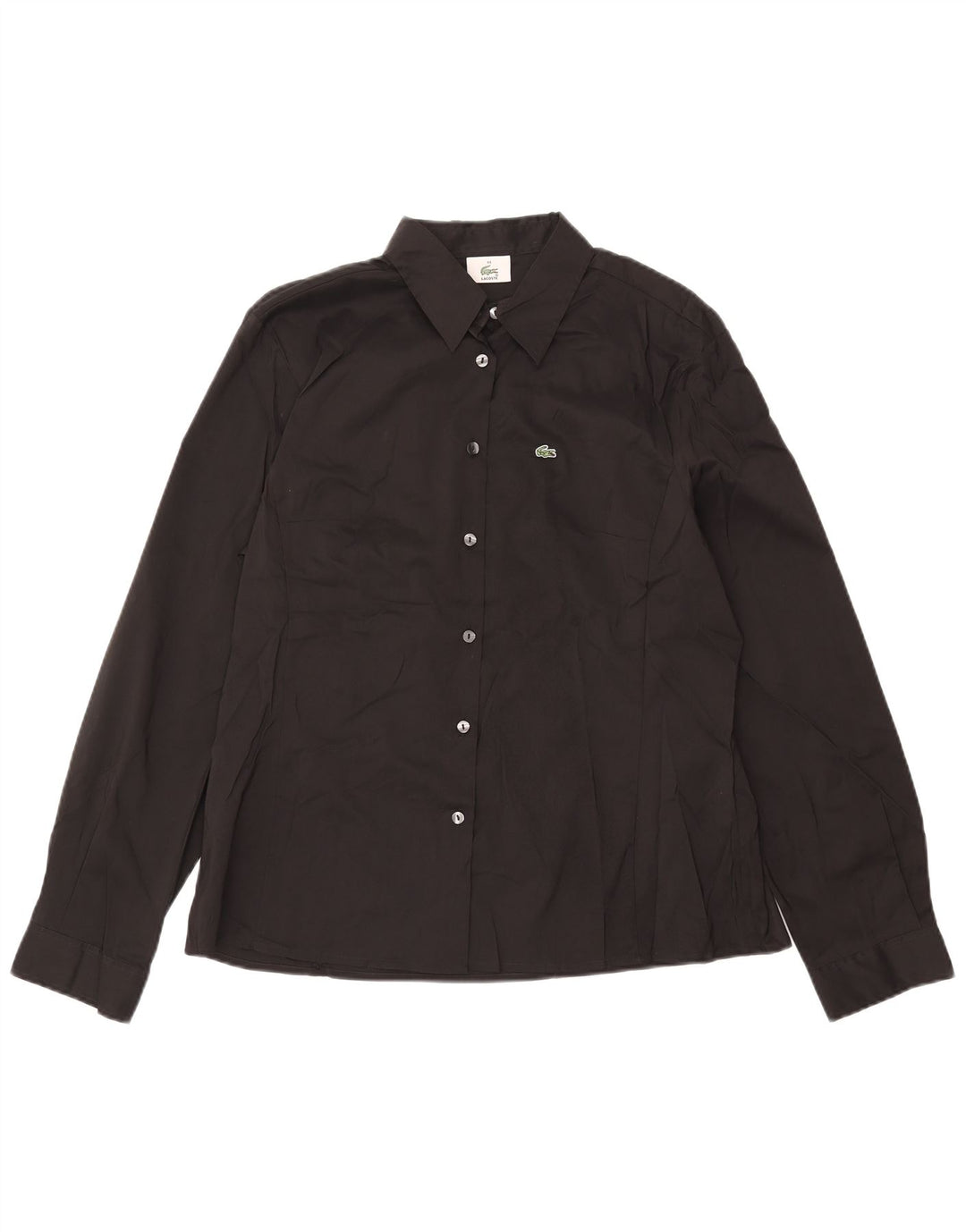 Lacoste Chemise Femme Taille 44 Grand Coton Noir