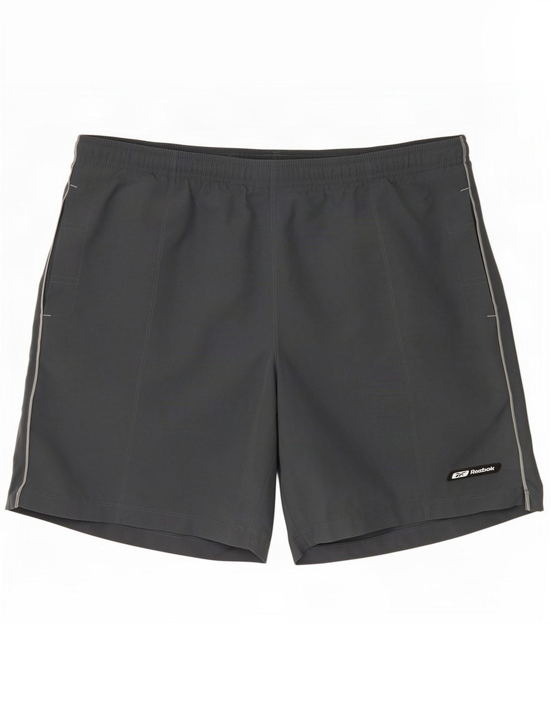 Reebok Short de bain homme grand gris polyester