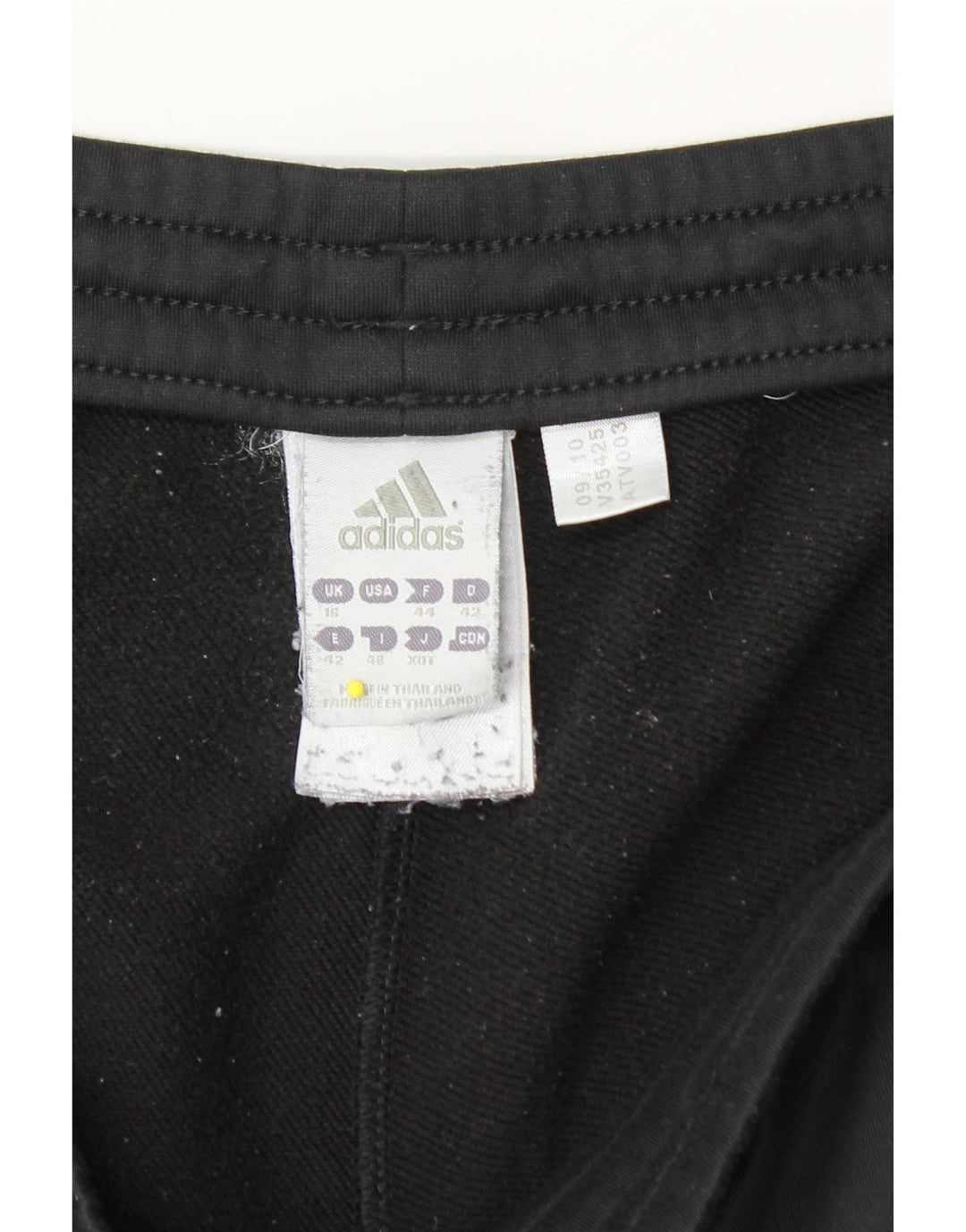 Adidas Pantalon de survêtement pour femme UK 16 Large Noir Polyester