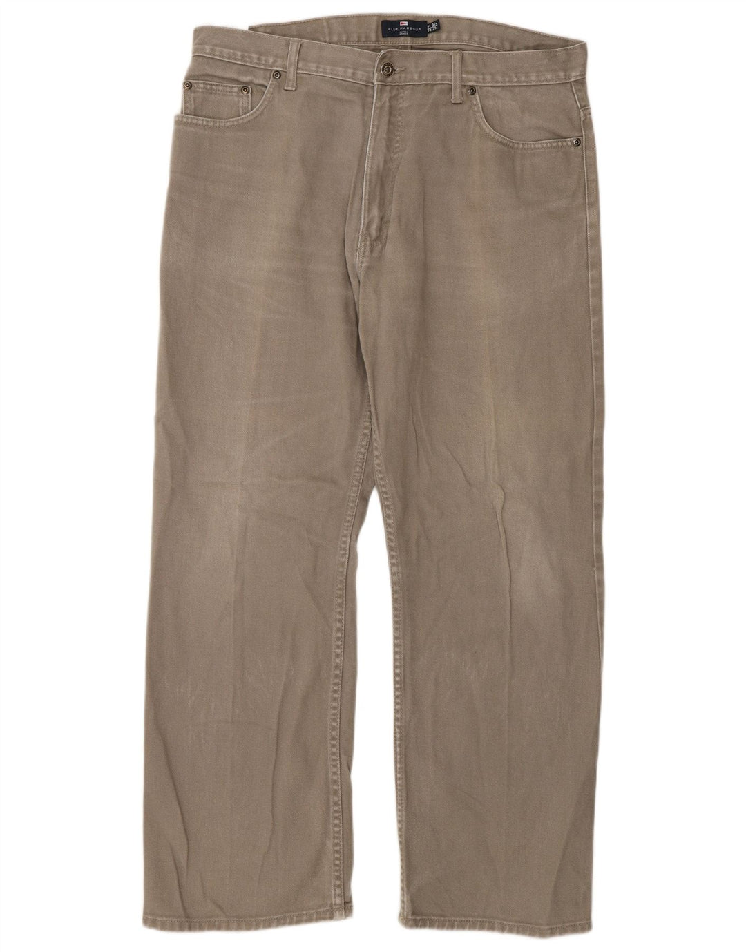 Marks & Spencer Jean droit bleu Harbor homme W36 L29 coton beige