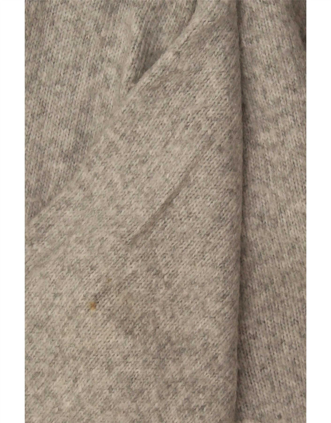 Zara Homme Pull Col V Petit Gris Acrylique