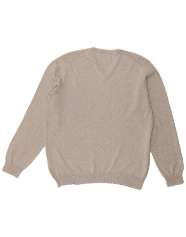 Marks & Spencer Pull à col en V Blue Harbour pour hommes, grand gris
