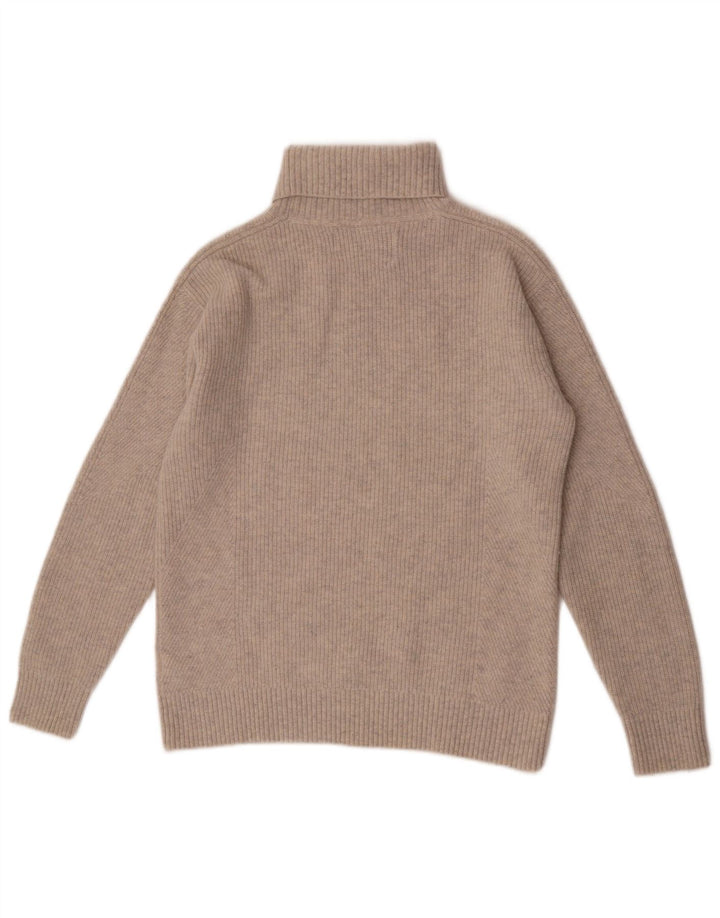 Calvin Klein Jeans Pull Col Roulé Homme Beige Moyen Laine