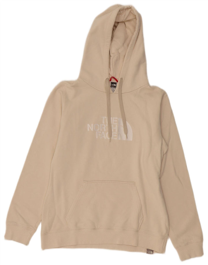 THE NORTH FACE Pull à capuche graphique pour femme UK 14 Coton beige moyen