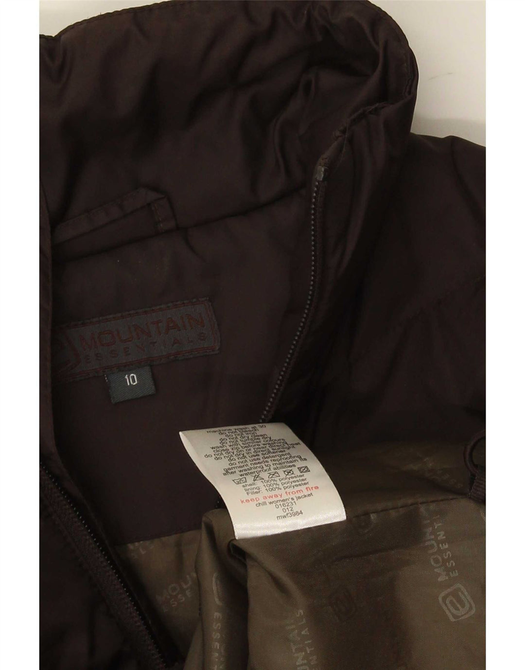 Mountain Essentials Veste matelassée surdimensionnée pour femme UK 10 Small Marron