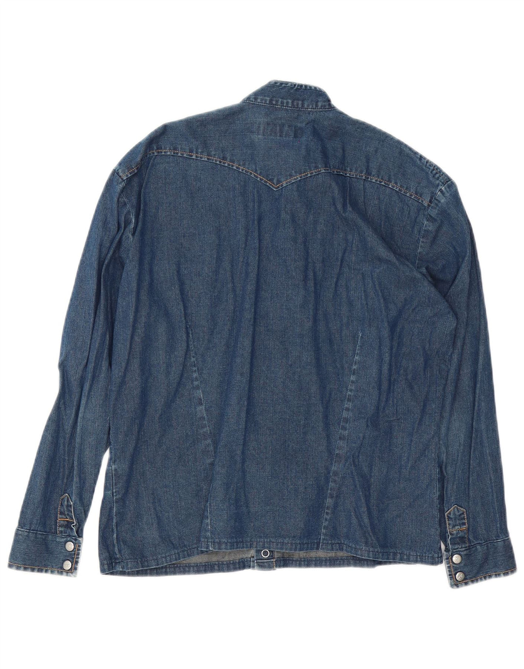 Diesel Chemise En Jean Small Bleu Coton Femme