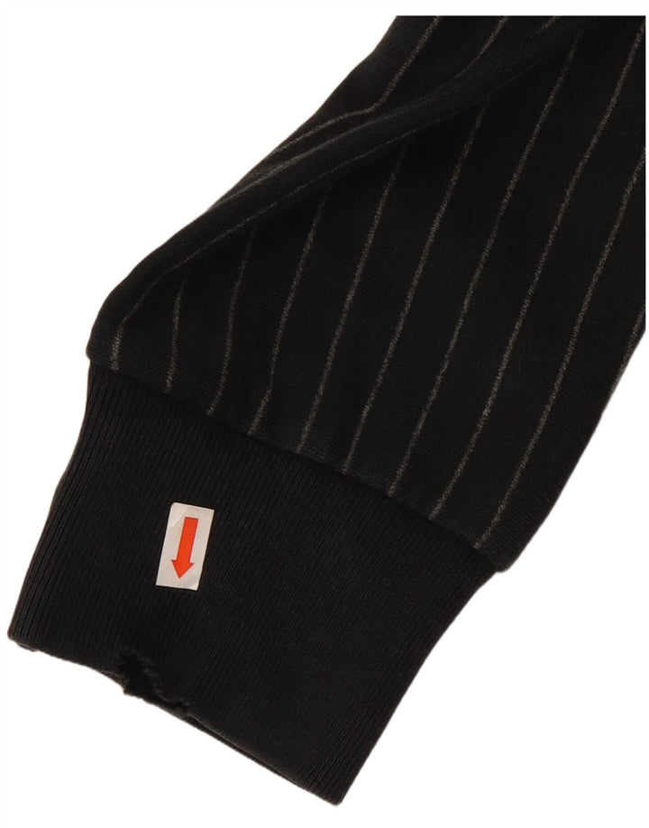 CONVERSE Pull à Capuche Chuck Taylor Graphic Homme Noir Rayé