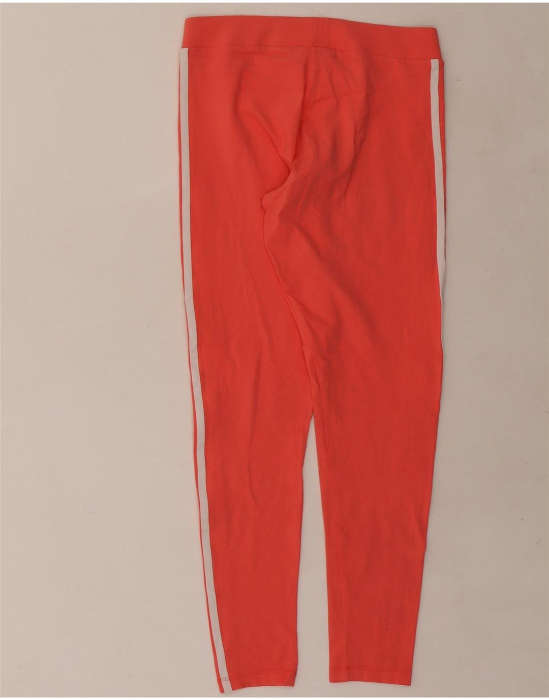 Adidas Leggings Femme UK 14 Coton Orange Moyen
