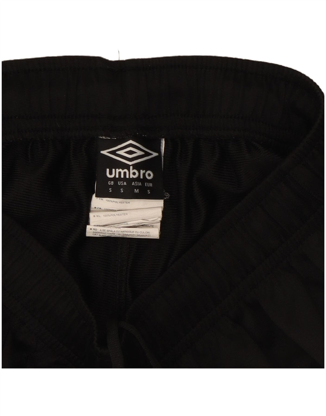 UMBRO Short de Sport Homme Noir Small Colorblock