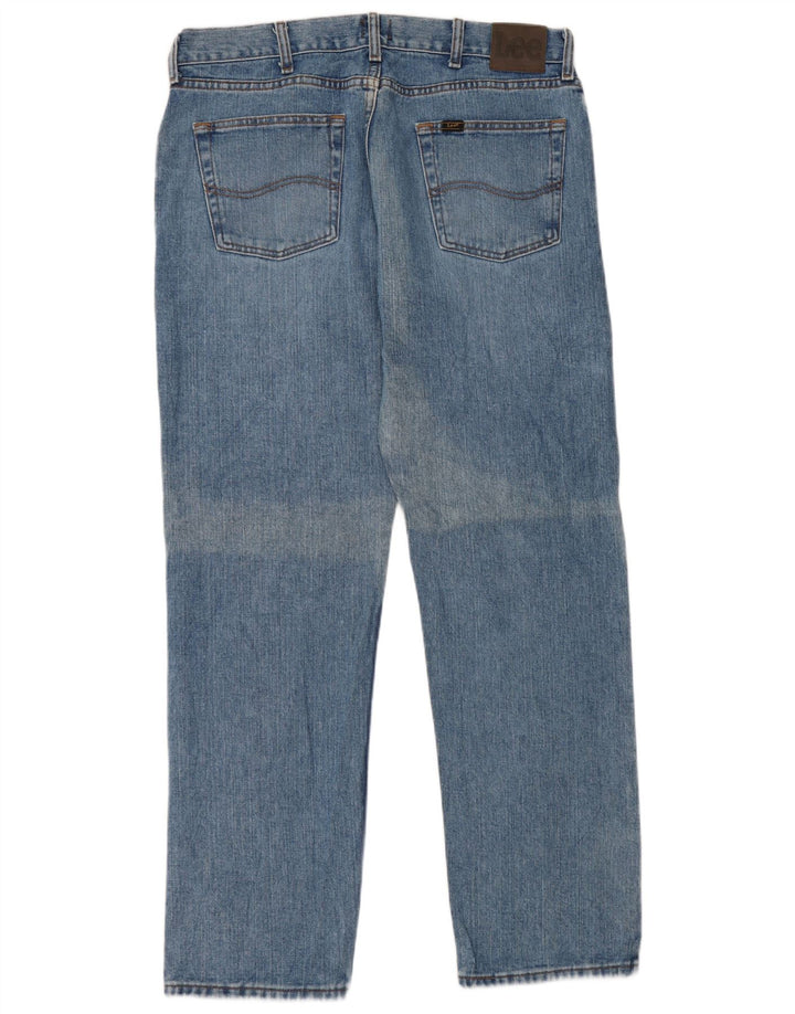 LEE Jean droit coupe droite homme W35 L32 bleu coton