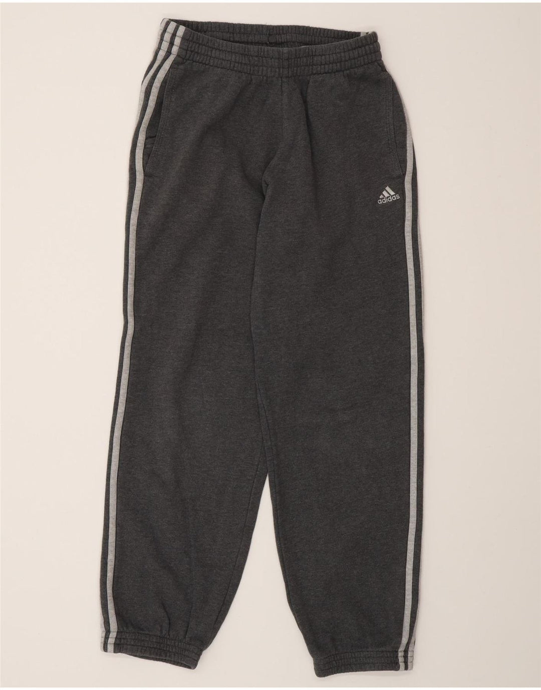 Adidas Pantalon de survêtement pour homme en coton gris Taille S