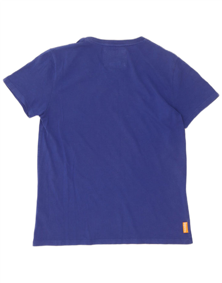 Superdry T-Shirt Homme Haut Large Bleu Coton