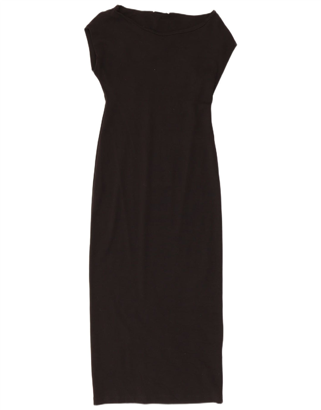 Zara Robe Maxi Femme UK 14 Grand Coton Noir