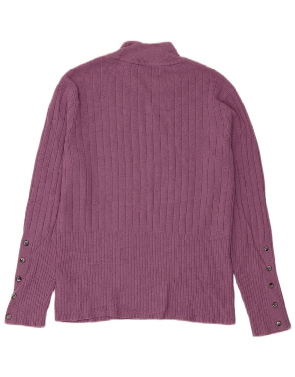 Marks & Spencer Pull col roulé pour femme UK 12 Violet moyen
