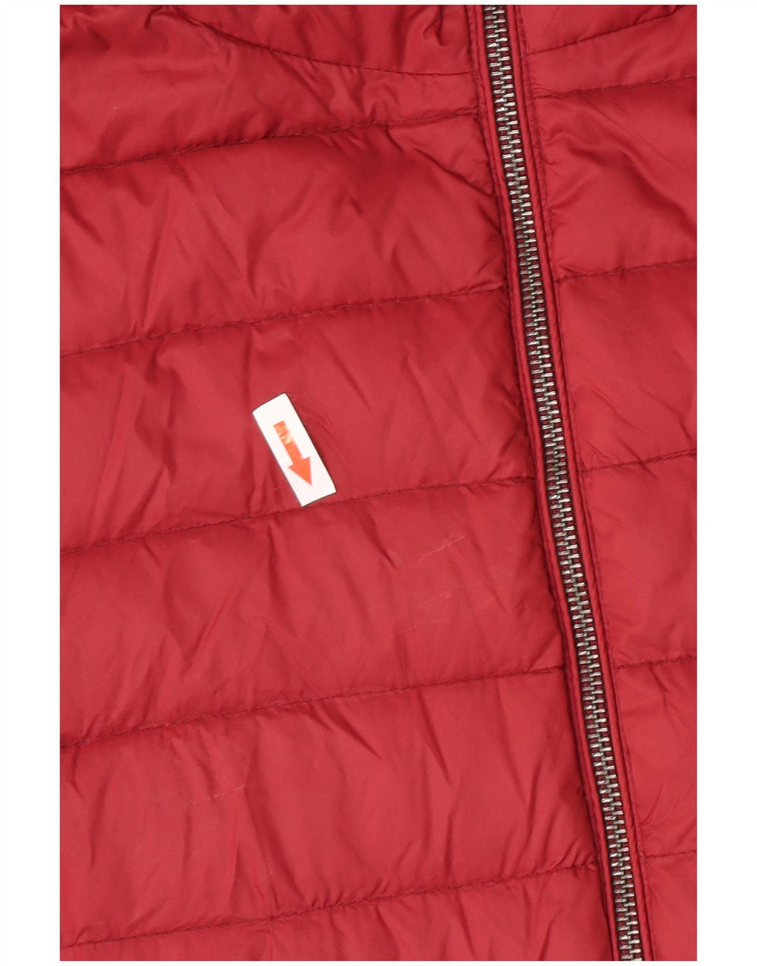 Massimo Dutti Veste matelassée à capuche pour femme UK 14 Large Bordeaux
