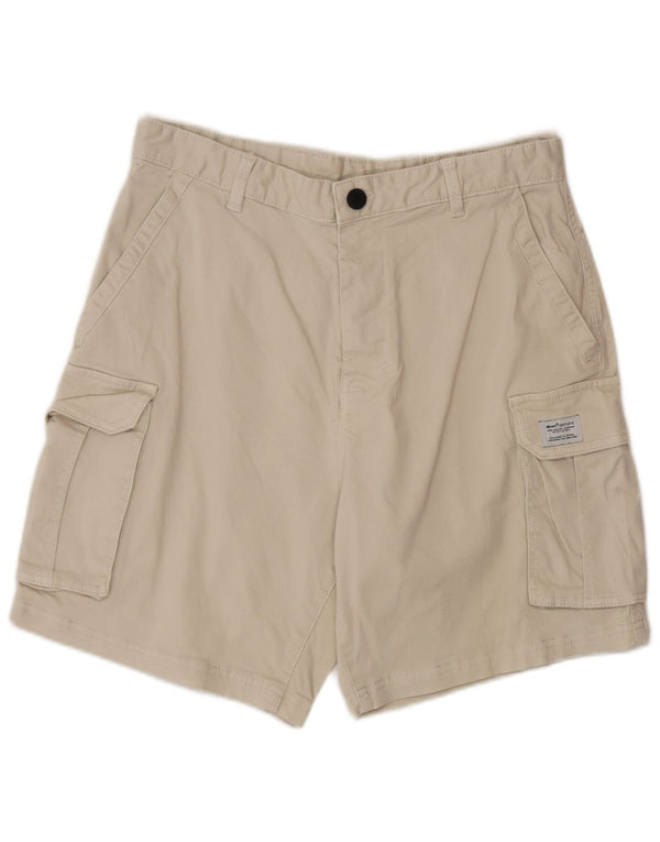 Zara Short Cargo Homme EU 40 Moyen W31 Coton Beige