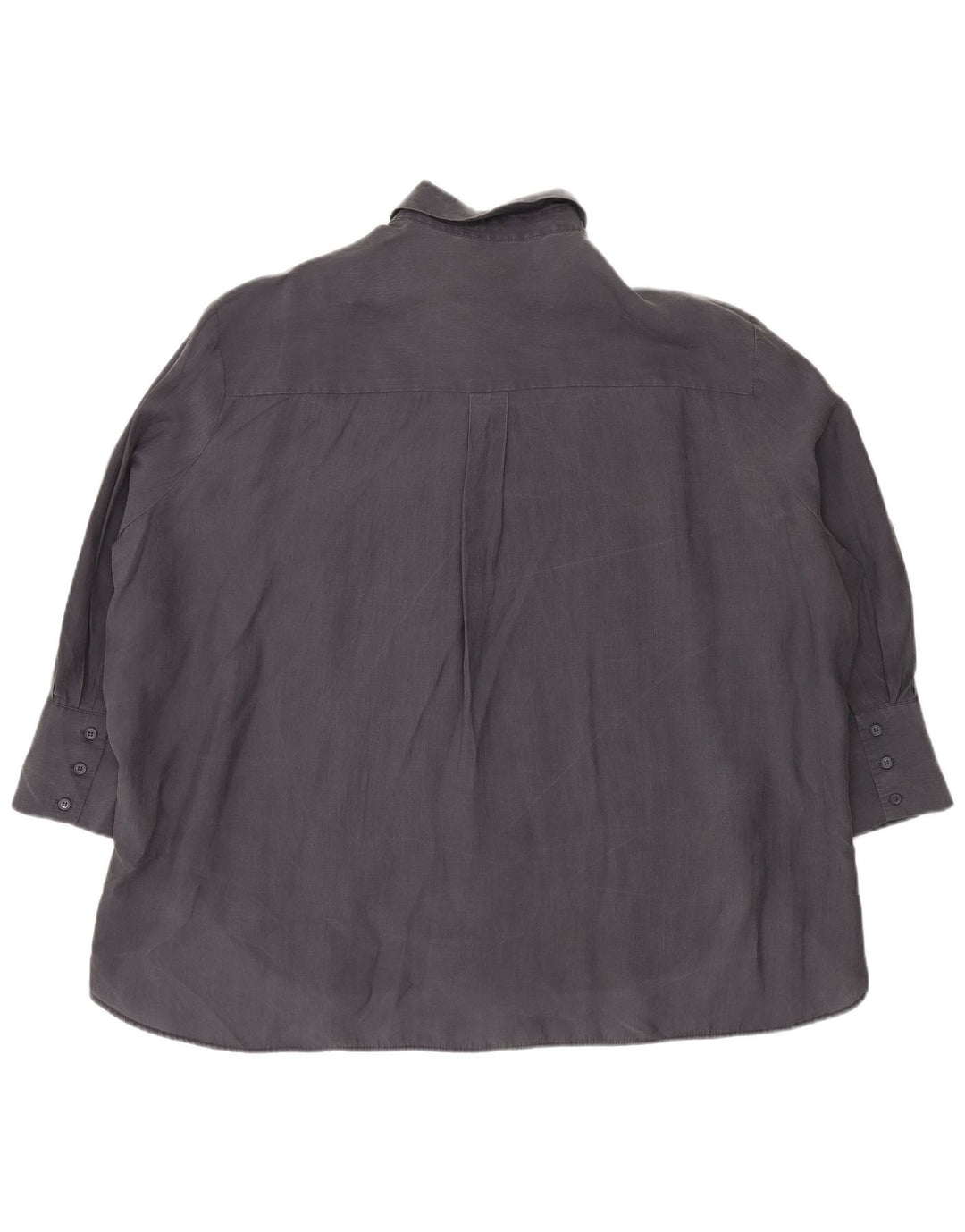 Zara Chemise longue surdimensionnée pour femme UK 18 XL Bleu marine