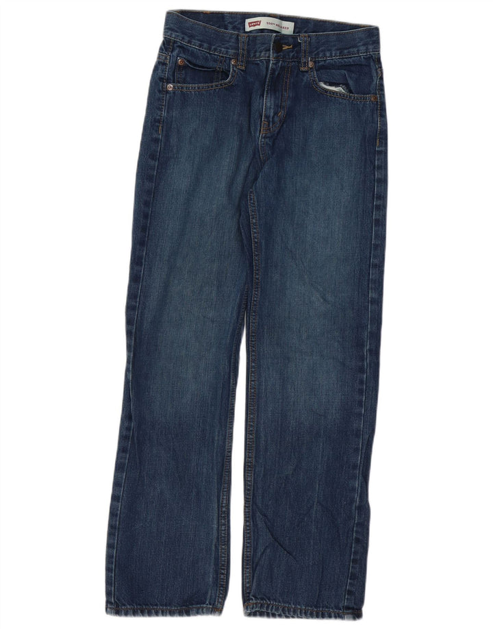 LEVI'S Jean droit coupe décontractée 550 pour garçon 13-14 ans W25 L27 Bleu