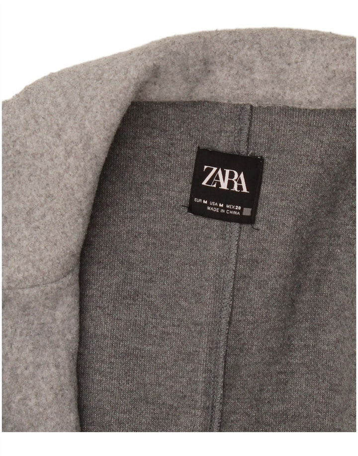 Zara Manteau ouvert pour femme UK 44 Gris moyen