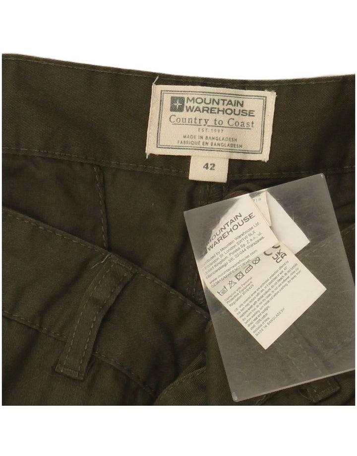 Mountain Warehouse Short cargo pour homme W42 2XL Vert Coton