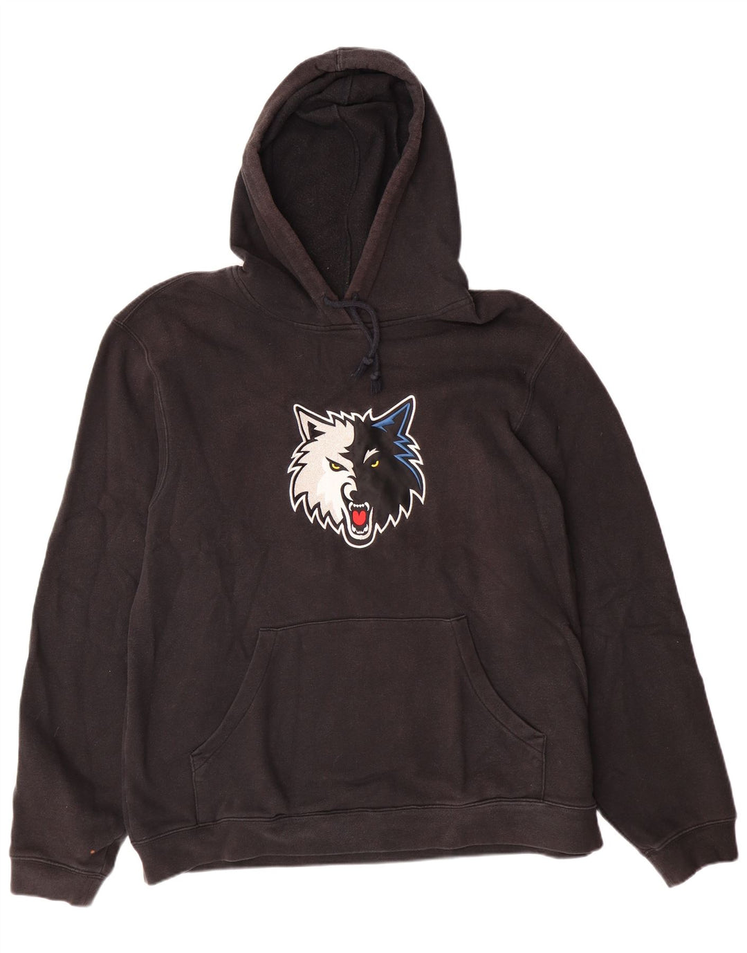 ADIDAS Pull à capuche graphique pour hommes Grand coton noir