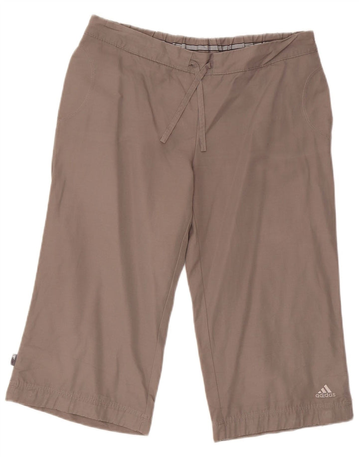 Adidas Bermuda pour femme UK 12 Medium W30 Gris Coton