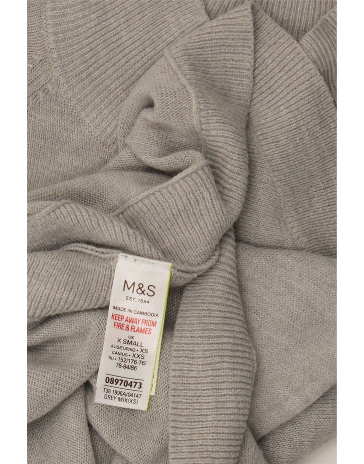 Marks & Spencer Pull col roulé pour femme UK 6 XS Gris