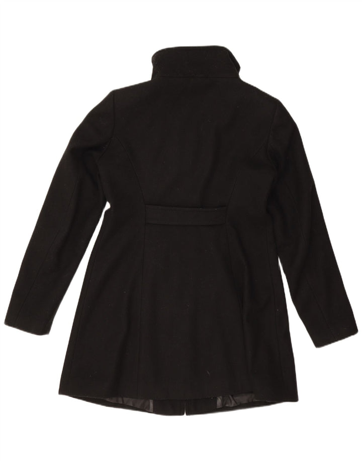 Benetton Pardessus Femme IT 44 Laine Noir Moyen