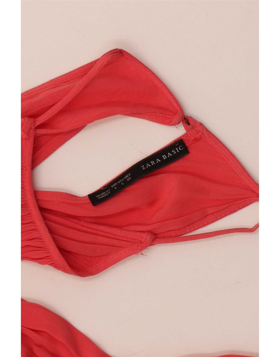 Zara Robe dos nu pour femme UK 14 Large Rose