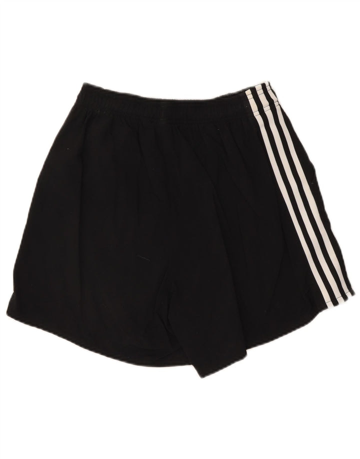 ADIDAS Short de sport pour femme UK 12 Medium Noir Polyester