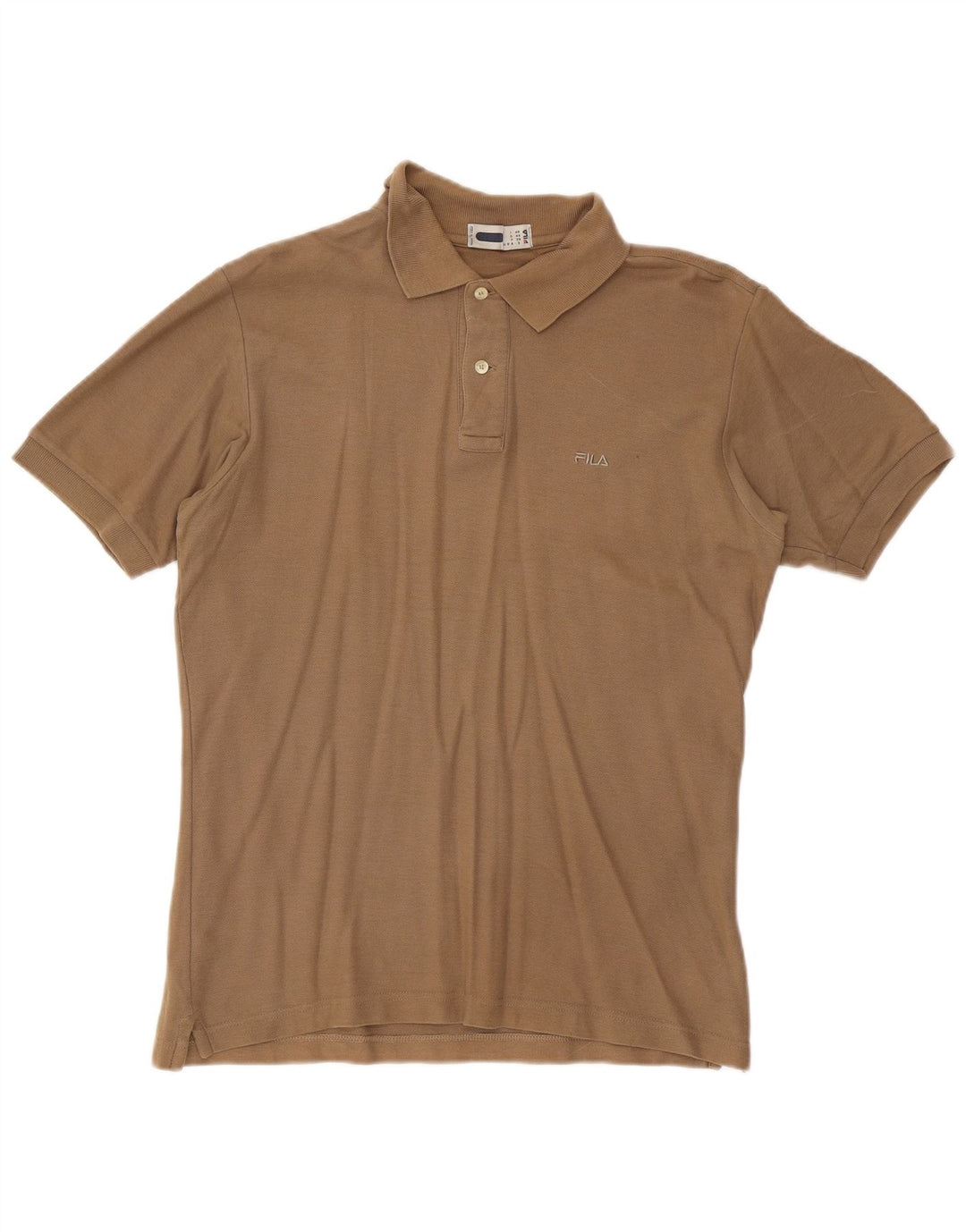Fila Polo Homme Petit Coton Beige
