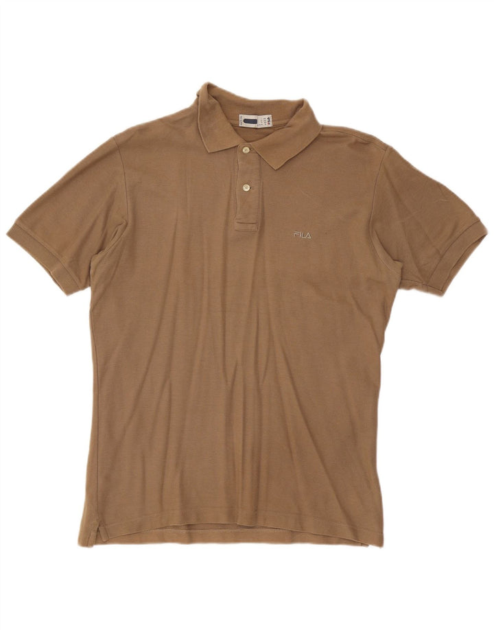 Fila Polo Homme Petit Coton Beige