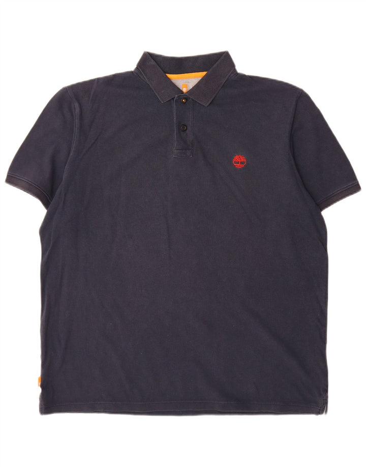 Timberland Polo Homme Grand Bleu Marine Coton