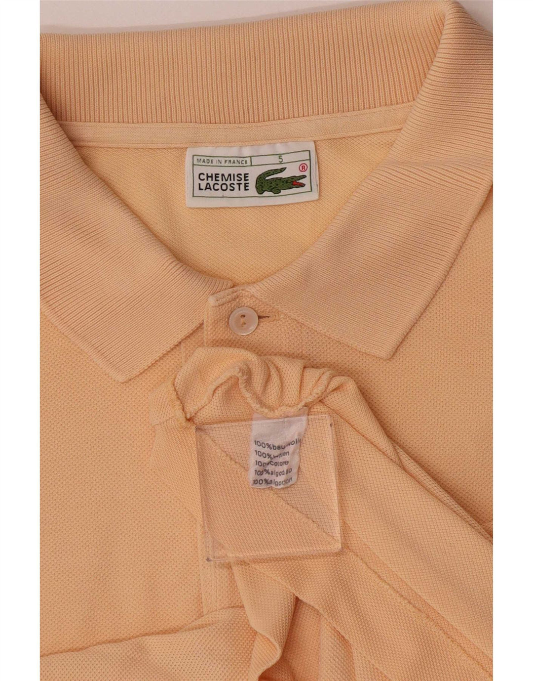 Lacoste Polo Homme Taille 5 Grand Coton Rose